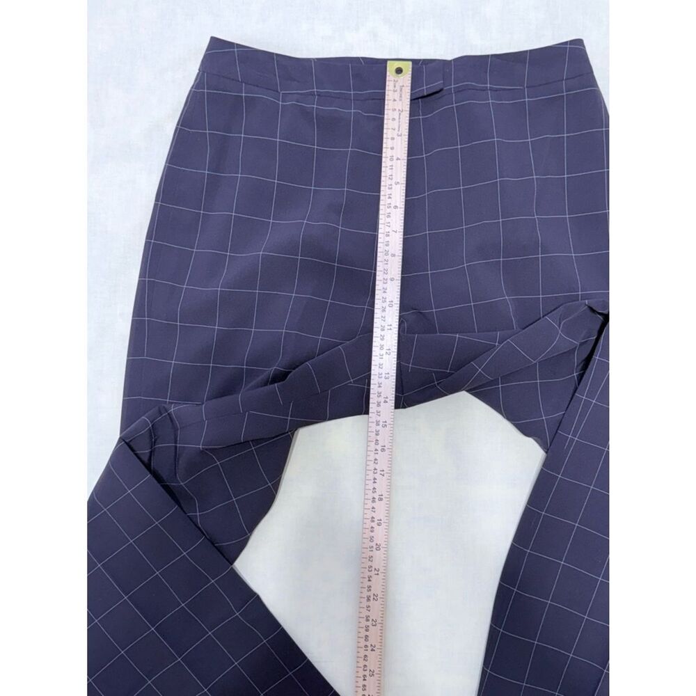Vintage Larry Levine Windowpane 2-Piece Pantsuit - Double Breasted Blazer Set - Picture 14 of 17